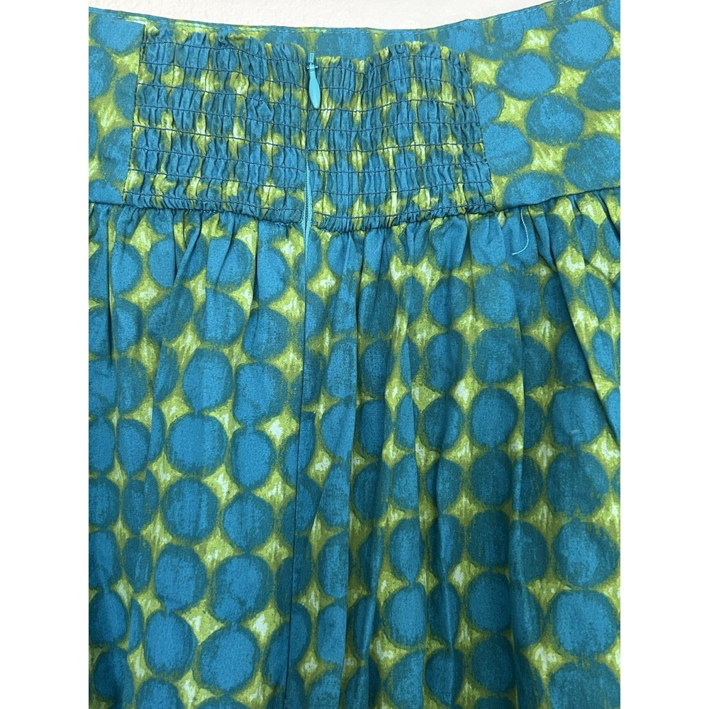 Sundance Teal & Lime Geometric Maxi Skirt - Picture 7 of 10